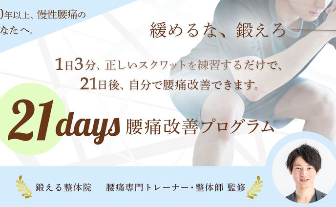 腰痛改善プログラムバナー