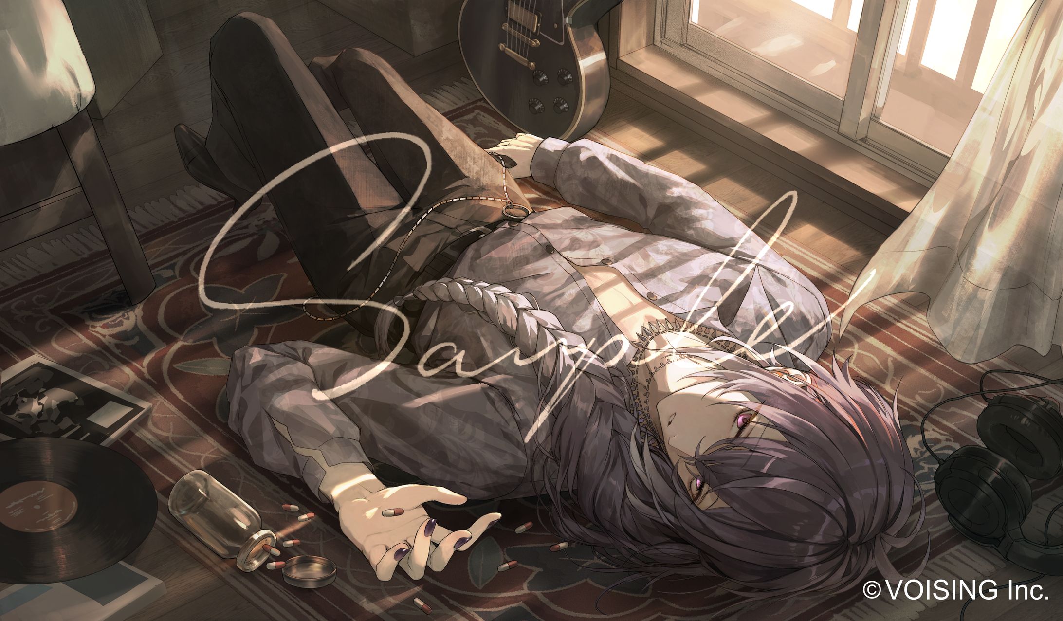 リンドウネイロ様 『ダーリン』歌ってみたMVイラスト -1