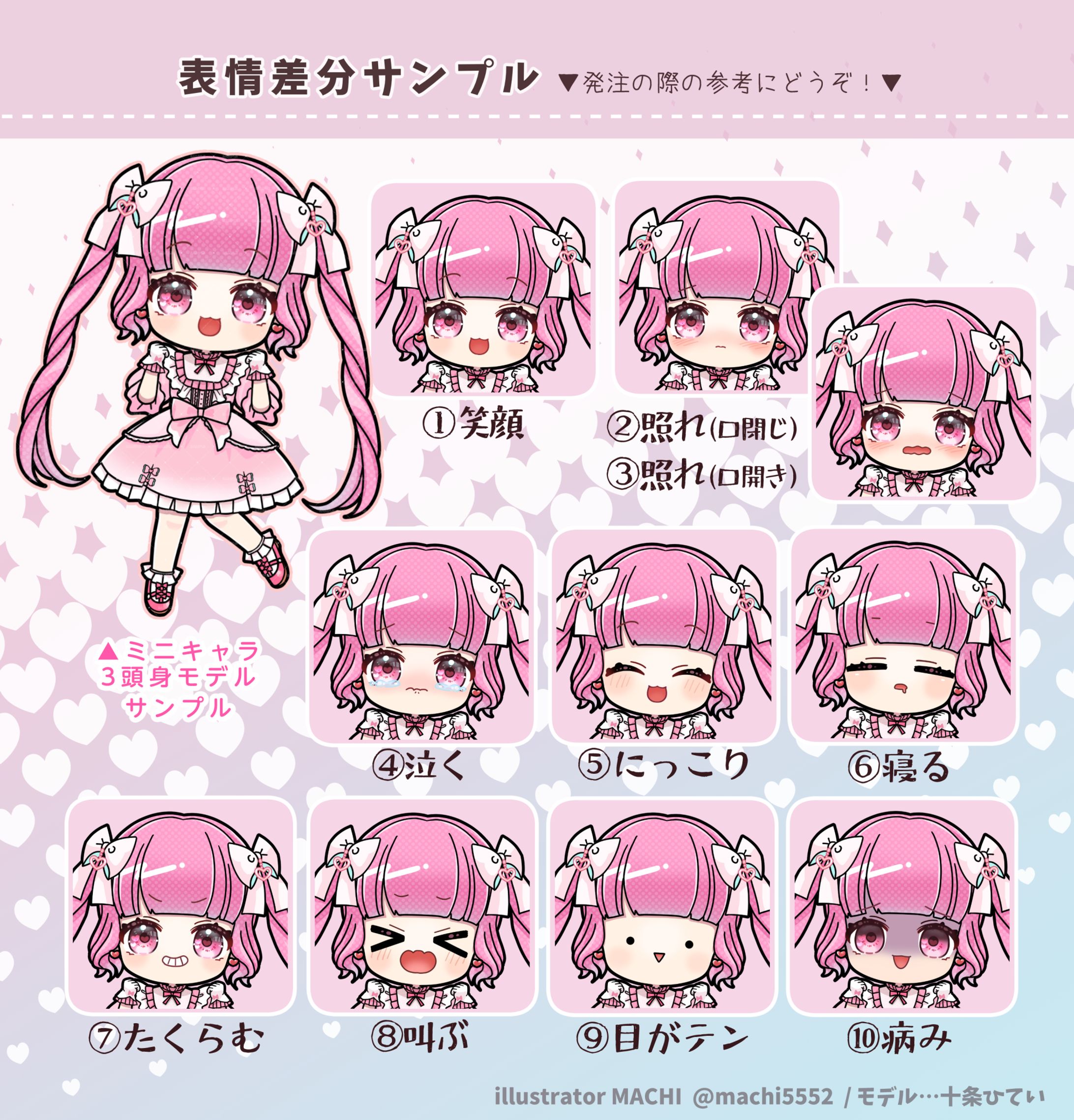 work | SDイラスト実績-1