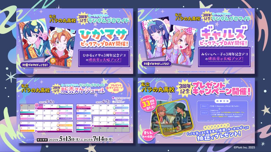 私立パラの丸高校ランダムブロマイド まとめ売り 私立パラの丸高校