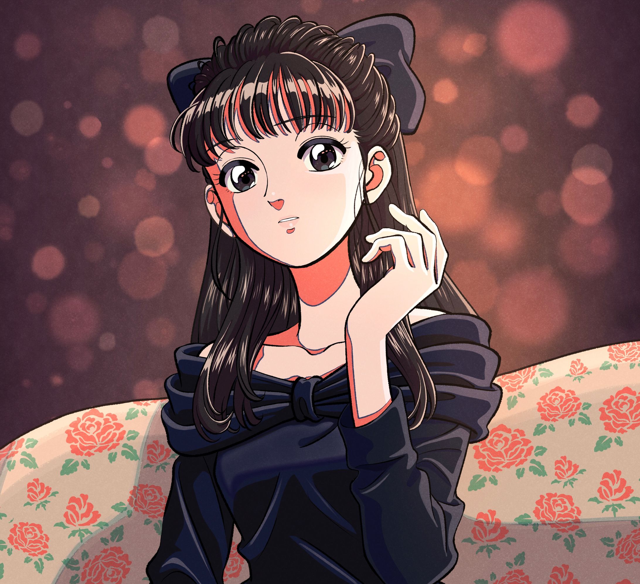 文坂なの様　歌ってみた動画用イラスト-1