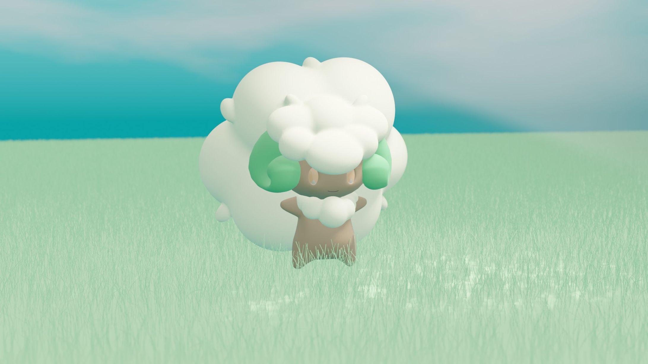 【モデリング】ポケットモンスター エルフーン-1