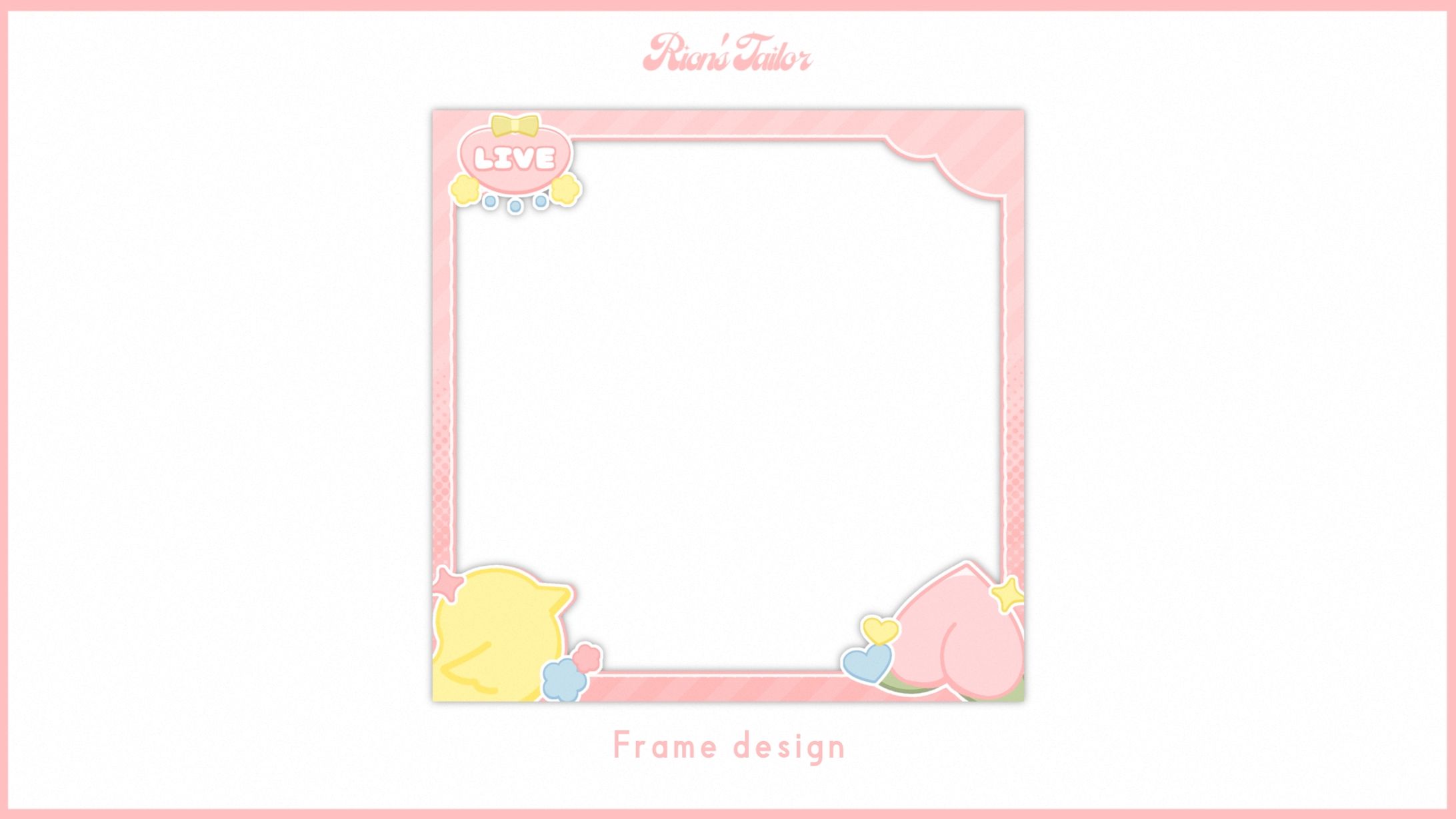 【依頼】桃井ひよ様 IRIAMサムネイル用フレーム-1