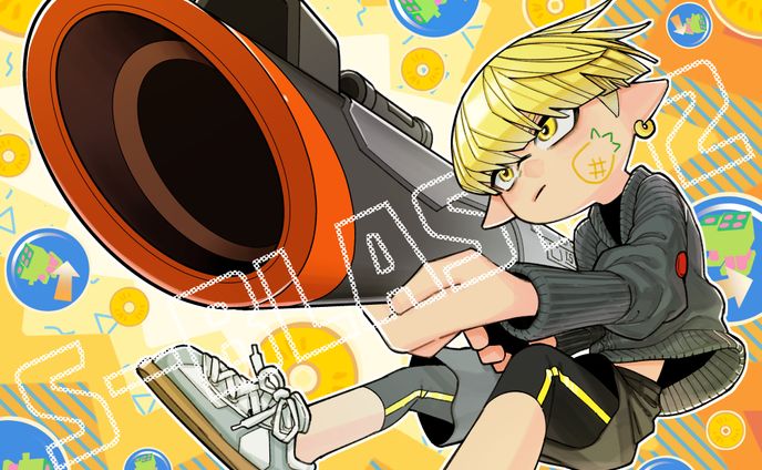 スプラ配信者　ファンアート