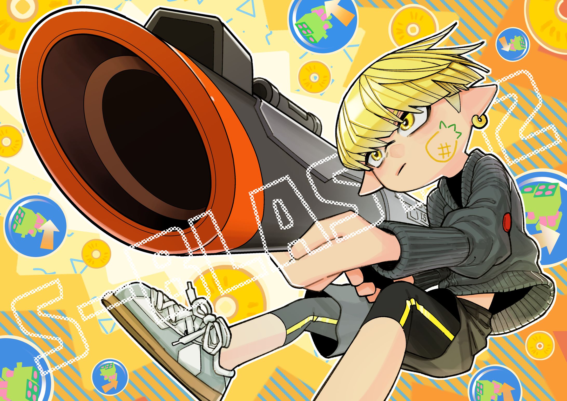 スプラ配信者　ファンアート-1