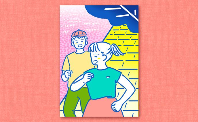 jogging｜イラストレーション