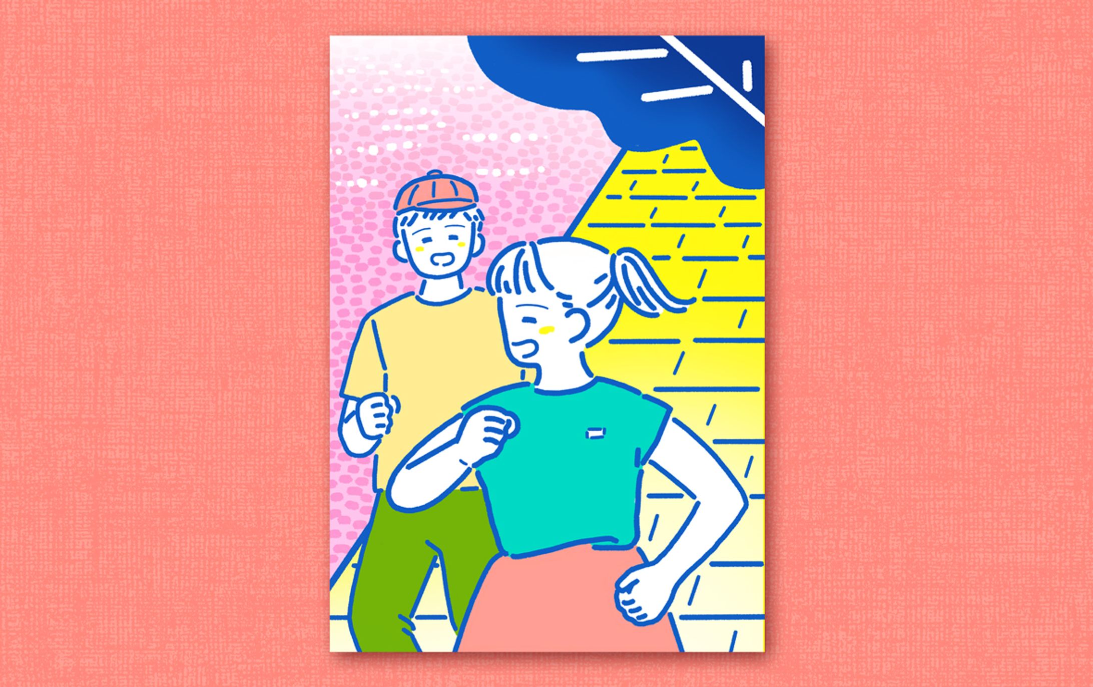 jogging｜イラストレーション-1