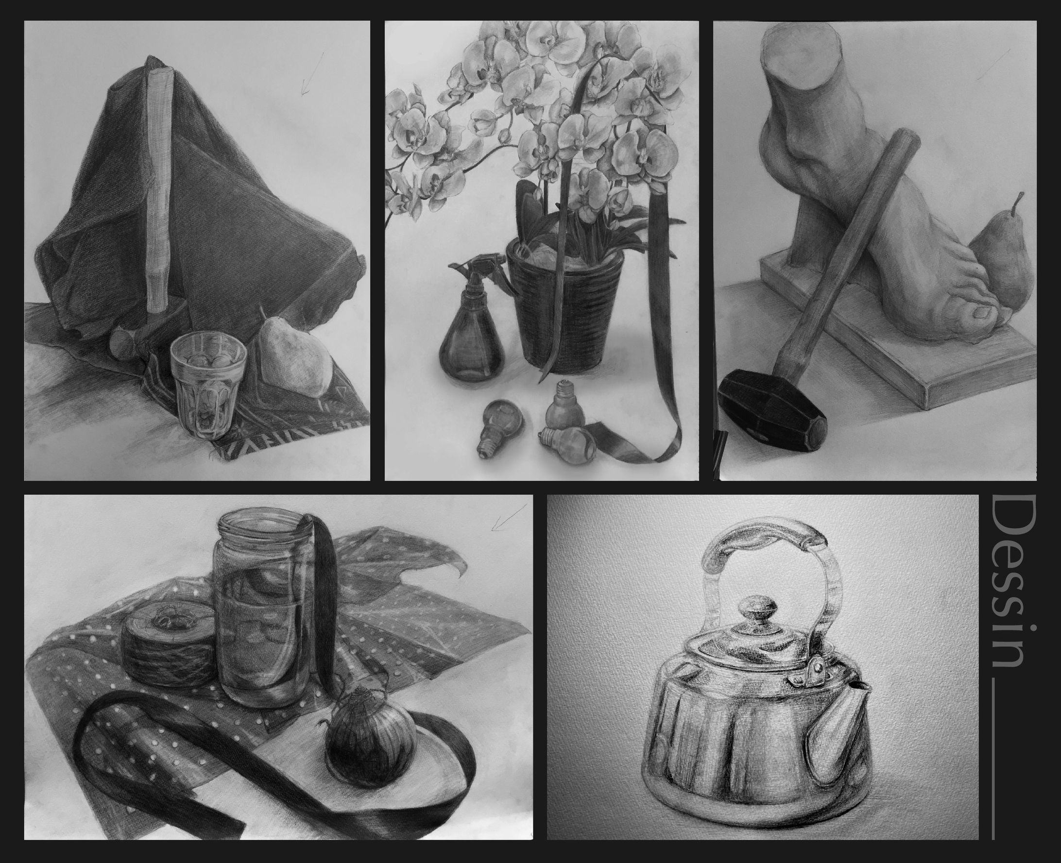 デッサン（独学）-1