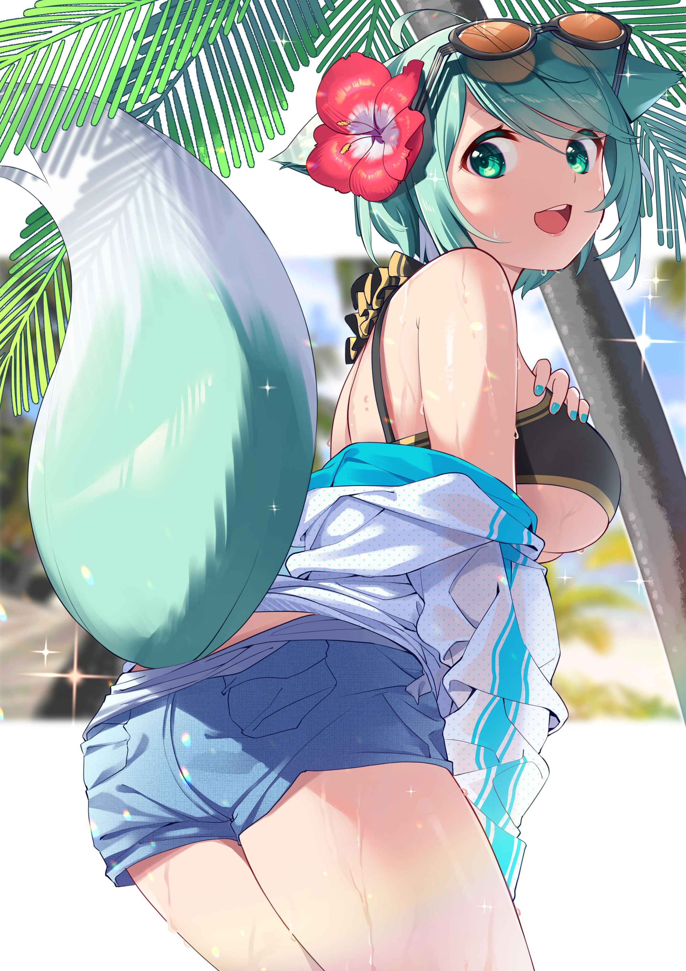 【宵月ゆきあ様】水着イラスト-1