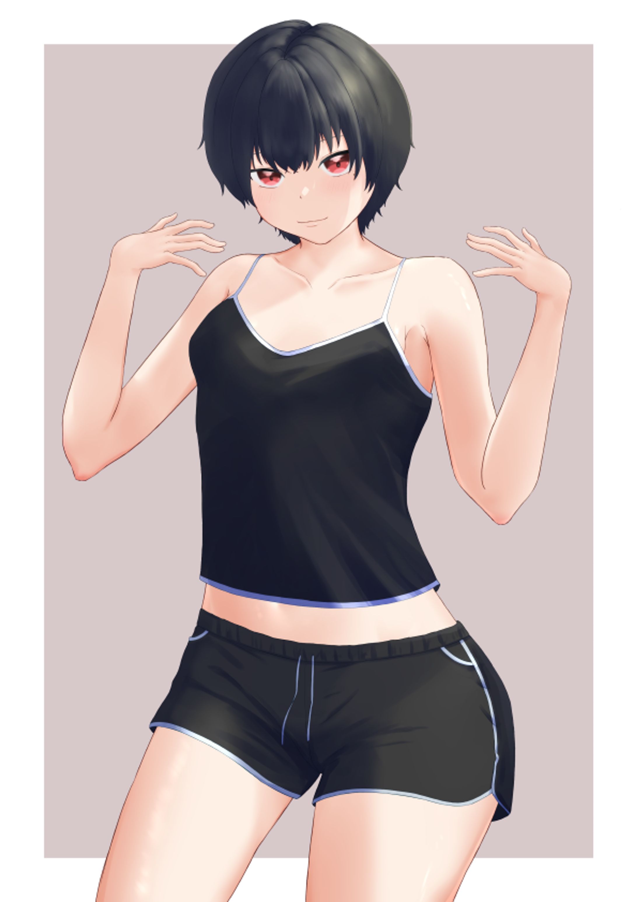 黒髪ボーイッシュ-1