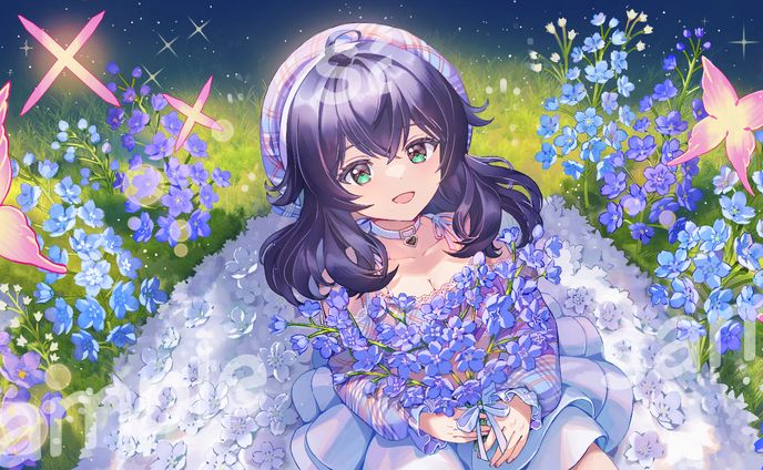 チャン·ユイ シーデルフィニウム Goods illust