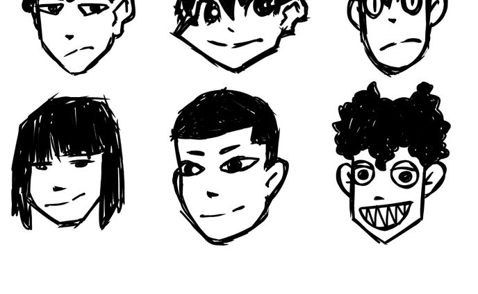 head sketch