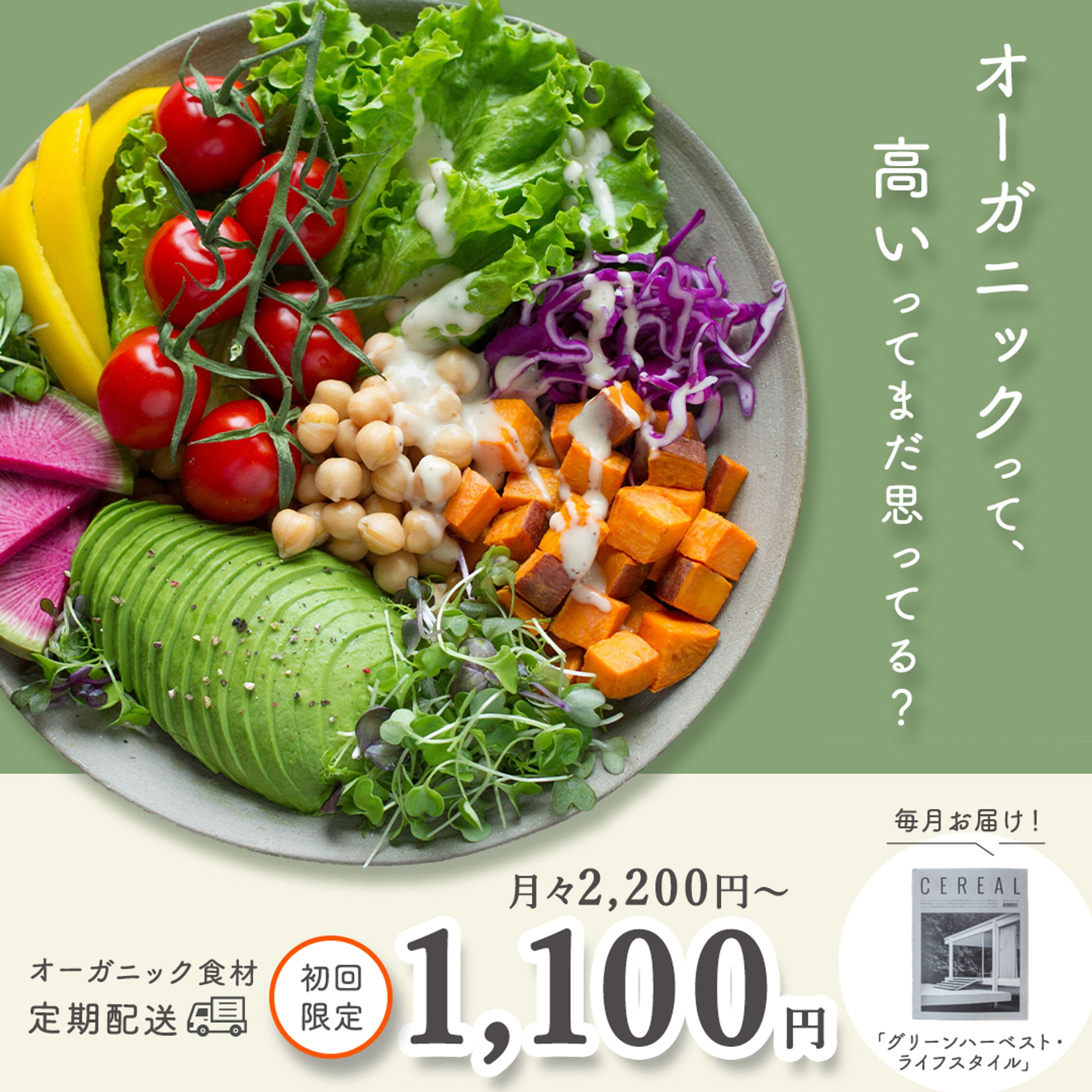 【架空バナー】オーガニック食材定期配送-1