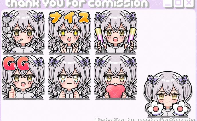 やにねこ様スタンプ&SDアイコン