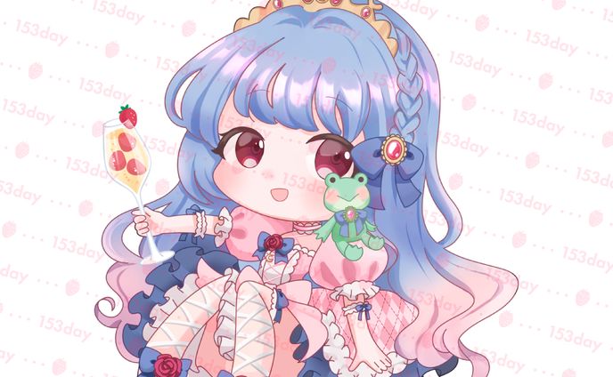 月城リリナ様　SDイラスト
