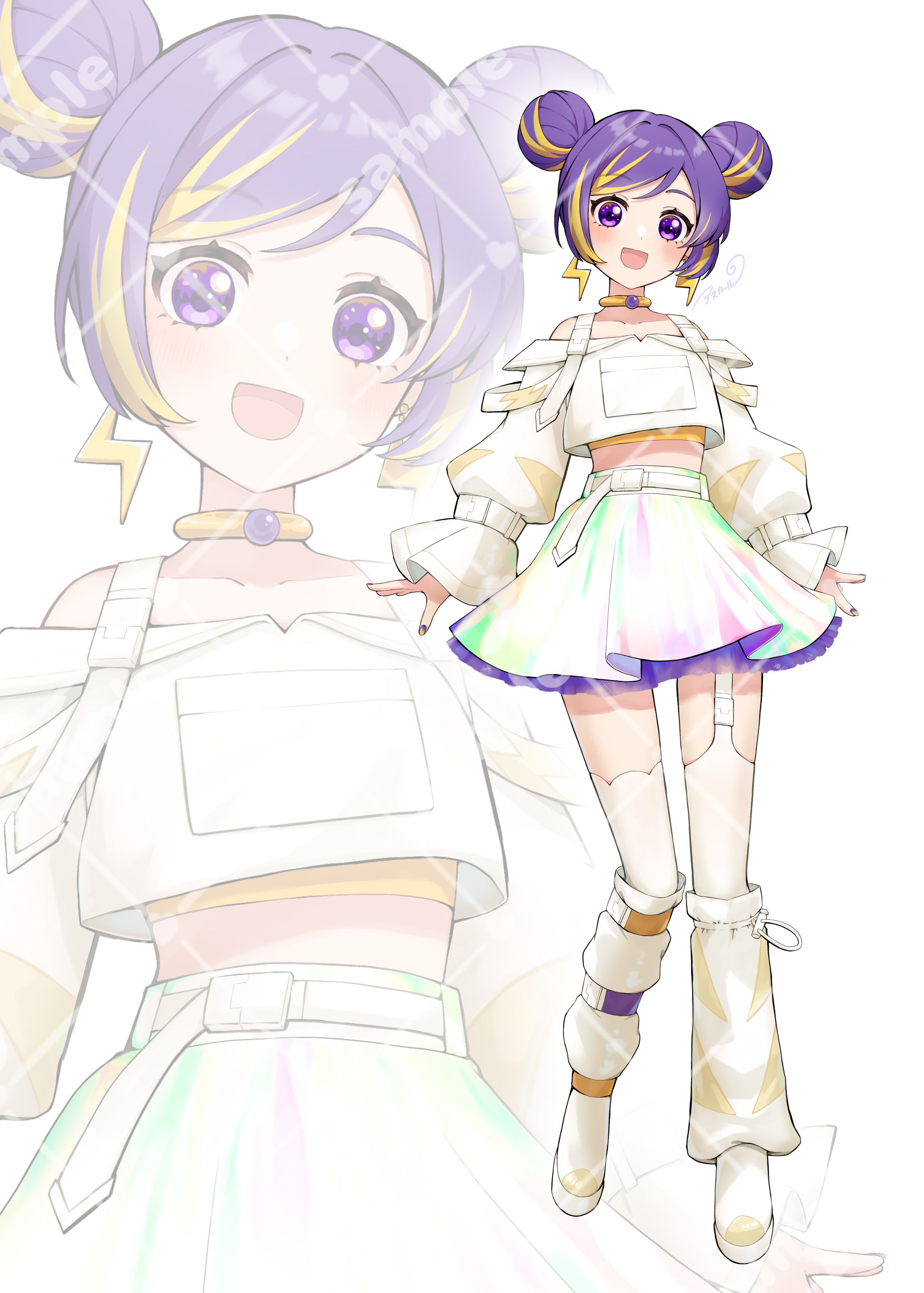 Brave group LELOMO所属　音代らむ様　キャラクターデザイン、立ち絵制作-1