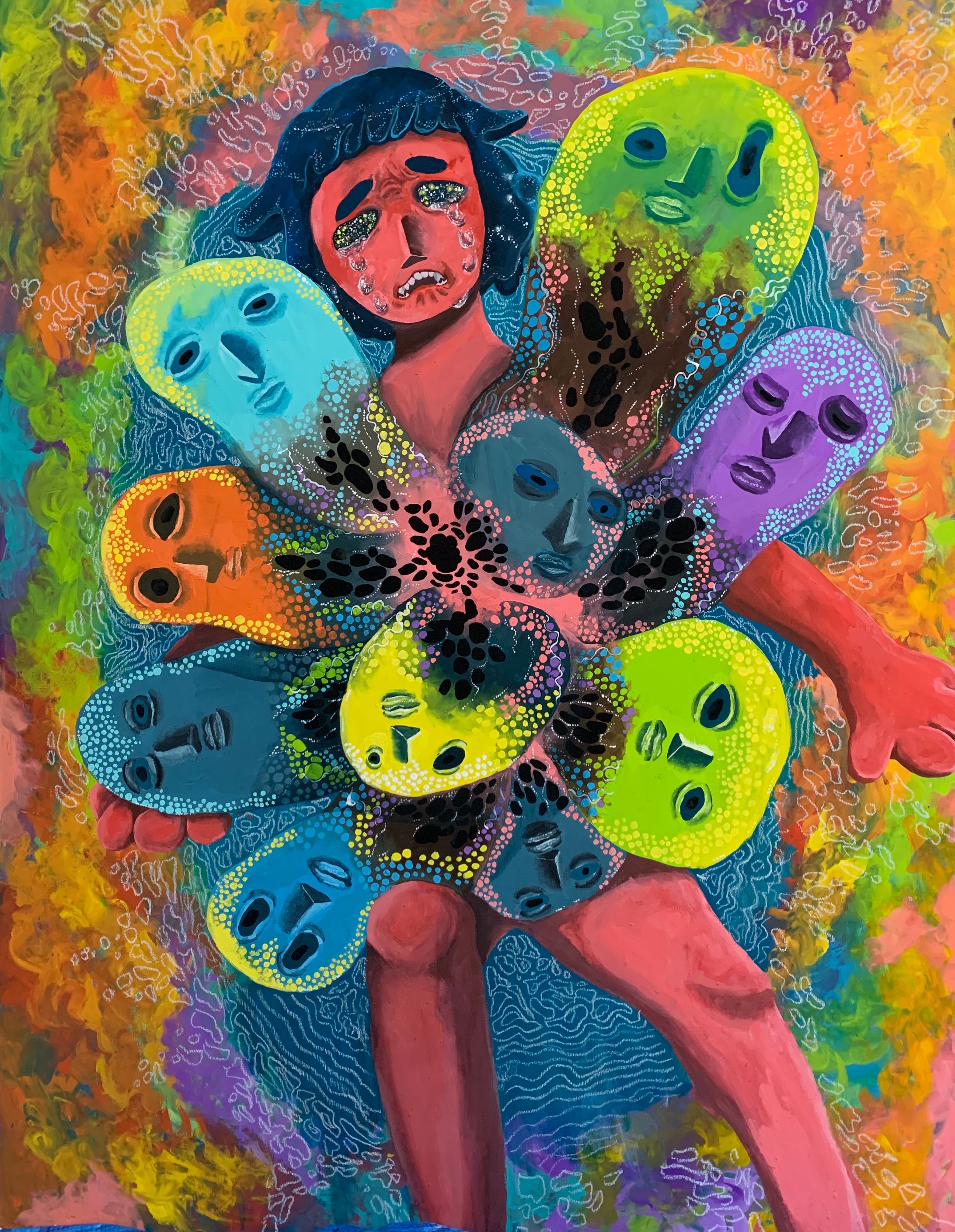 アクリルガッシュ作品