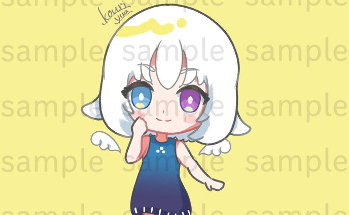 Misskey.design 初期アイコン擬人化ミニキャラ