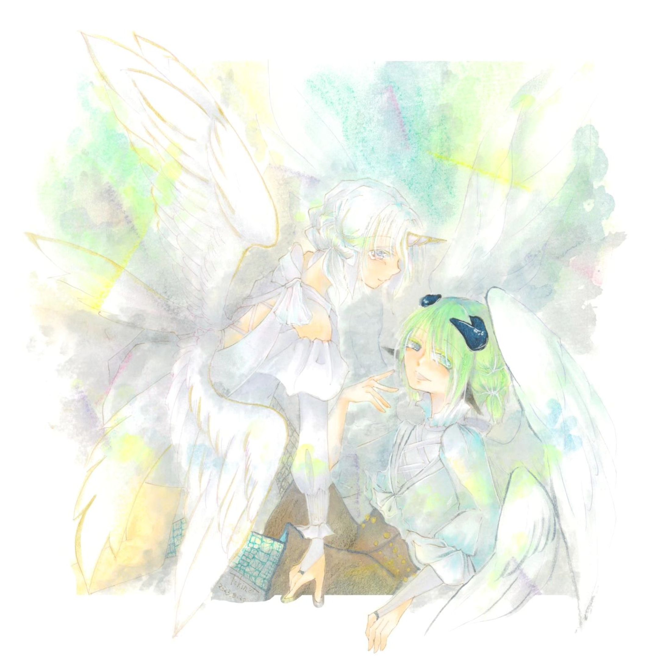 シュガーポットに閉じ込めて。

大きめ額装です。
ぎゃらりぃあと さん主宰XYZ_4出展作品。
テーマが幸福×羽×砂糖なので、全体的に角砂糖をイメージして仕上げました。ちょっとこだわりの額装。
初めて楽屋さんとお話ししながら仕上げました🥳

#art #seriesxyz #アナログイラスト-1