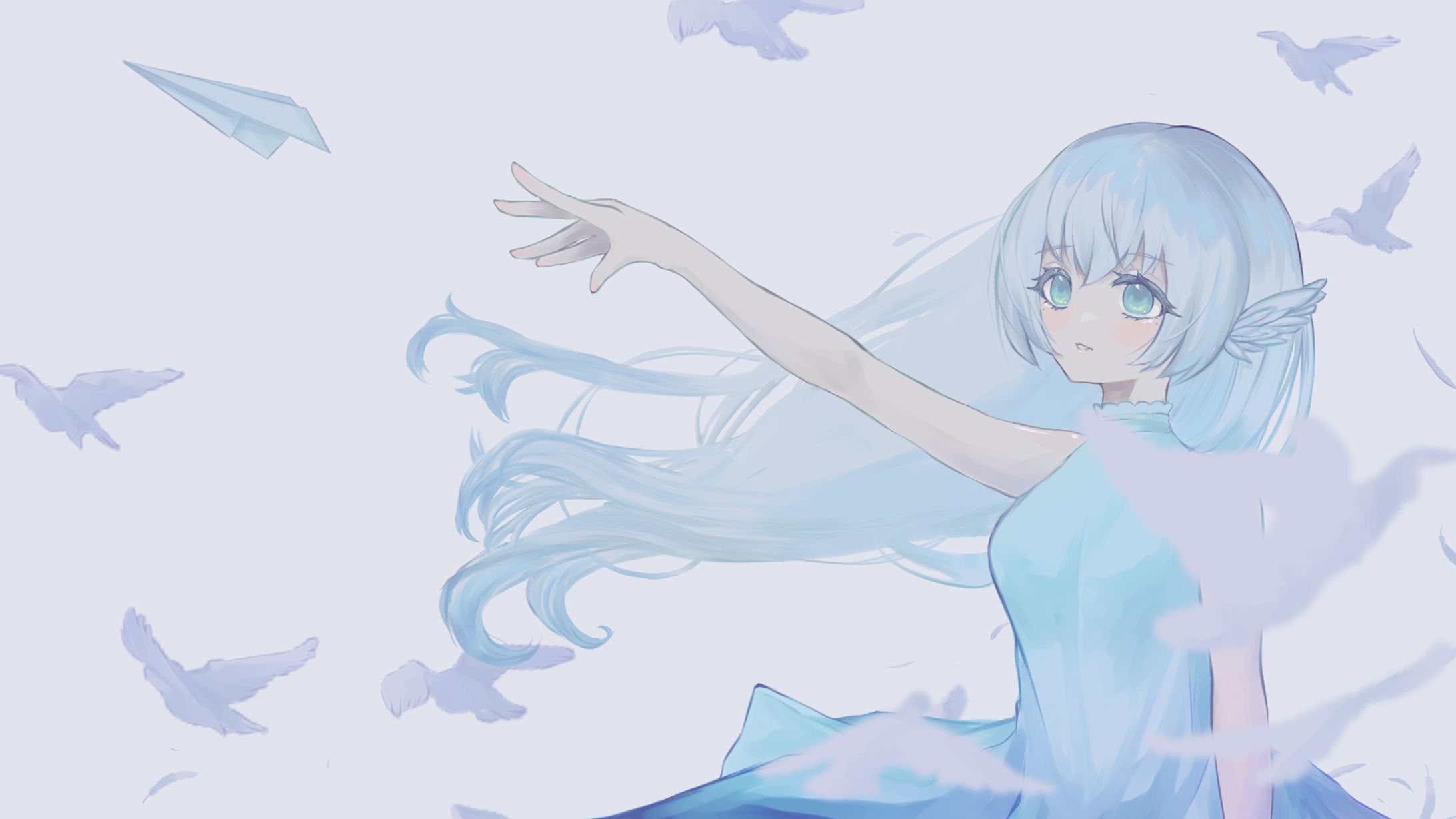青　歌ってみたイラスト-1