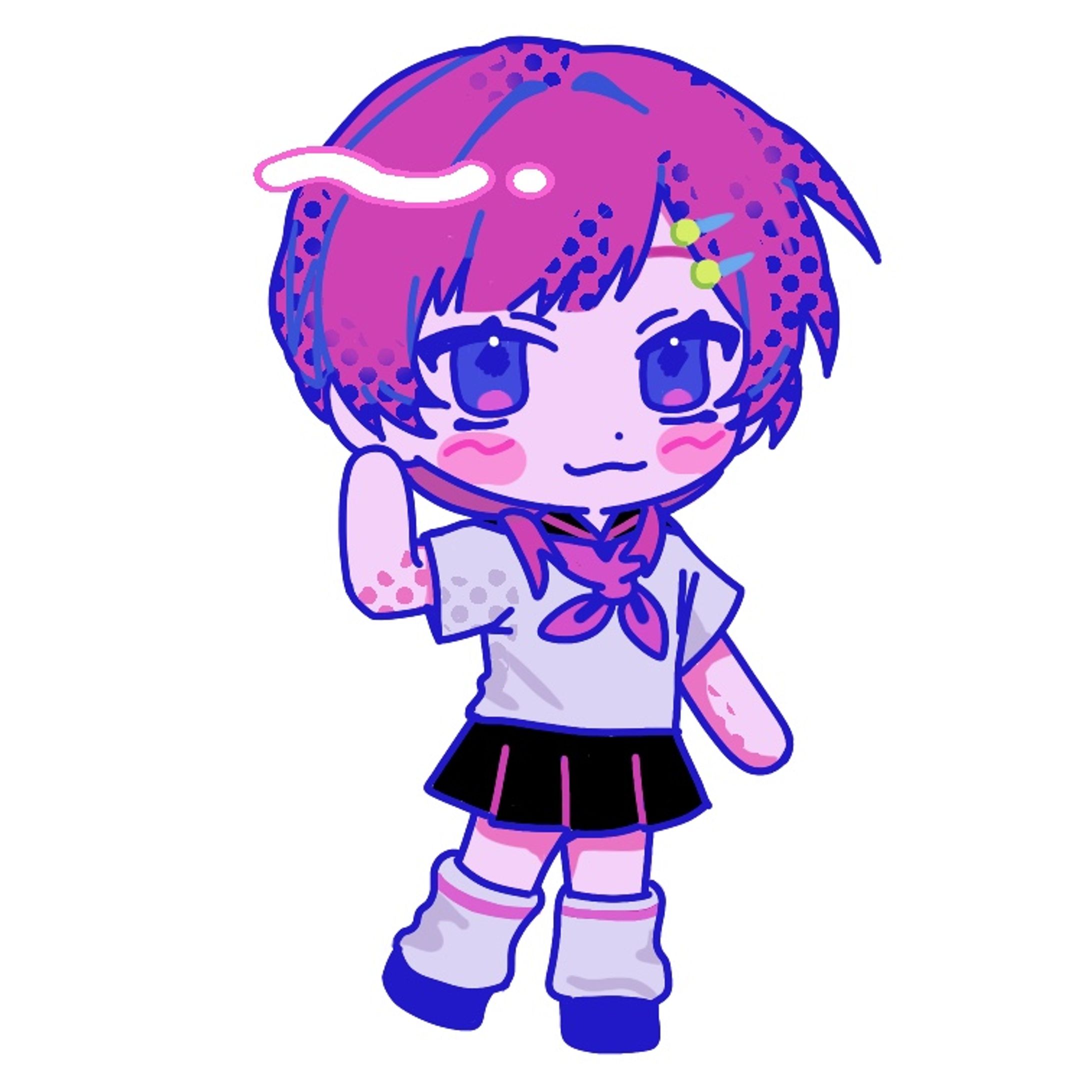 【創作】デフォルメイラスト-1