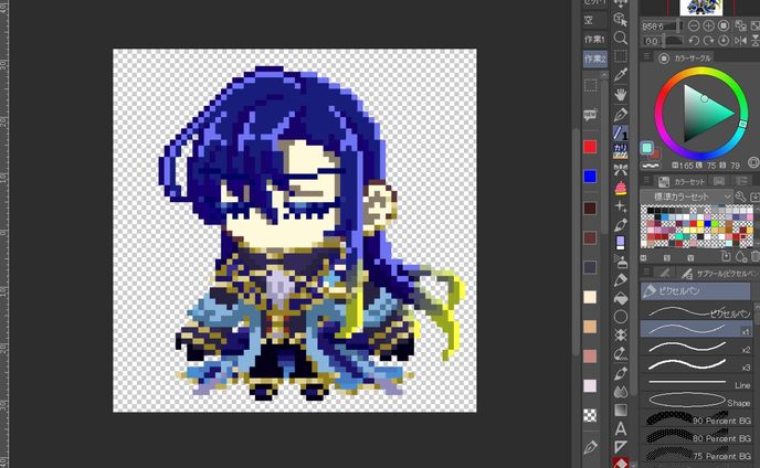 【蒼世のユークロニア】ドット絵