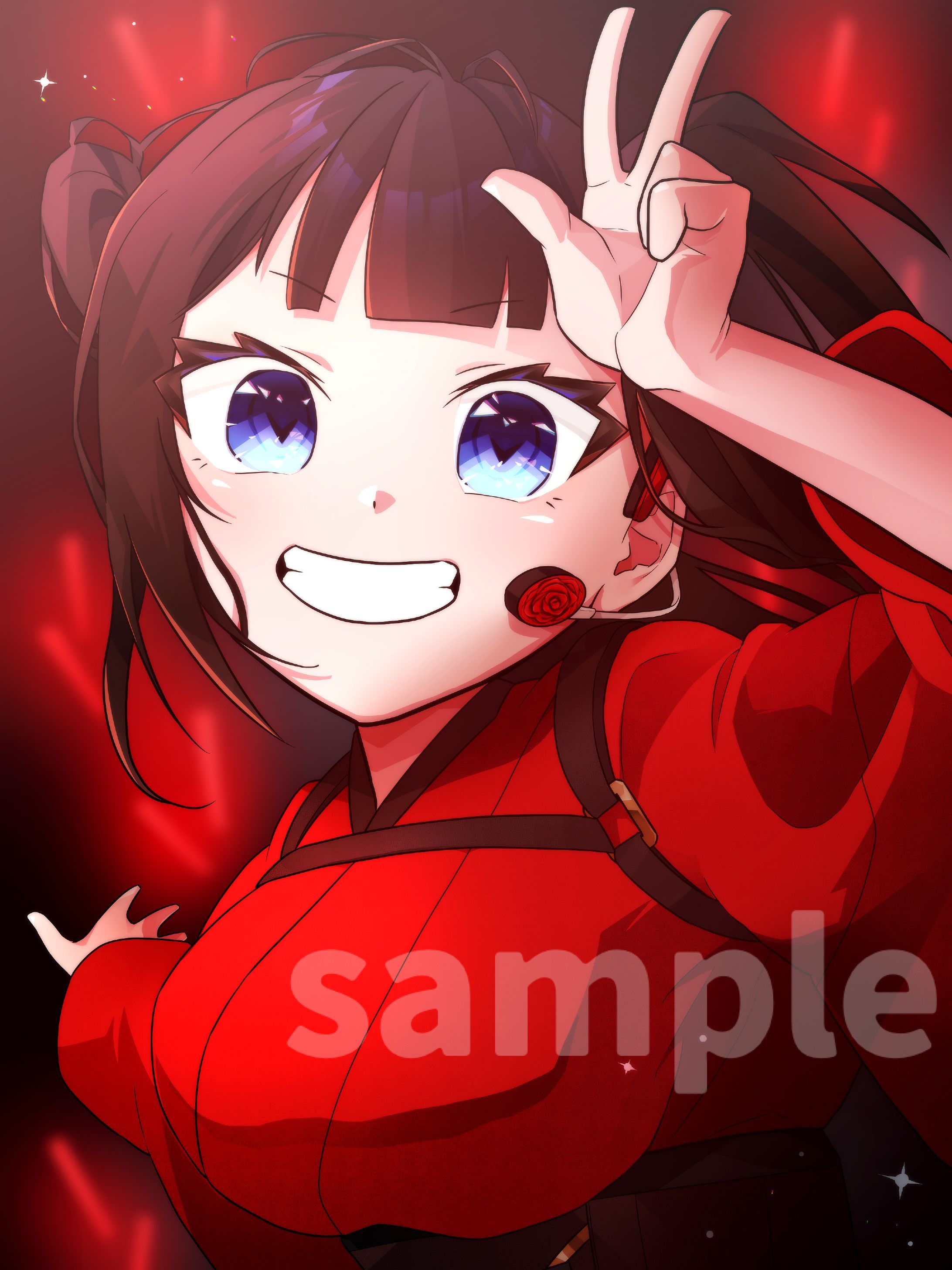 IRIAMライバー一枚絵/朱花りん様-1