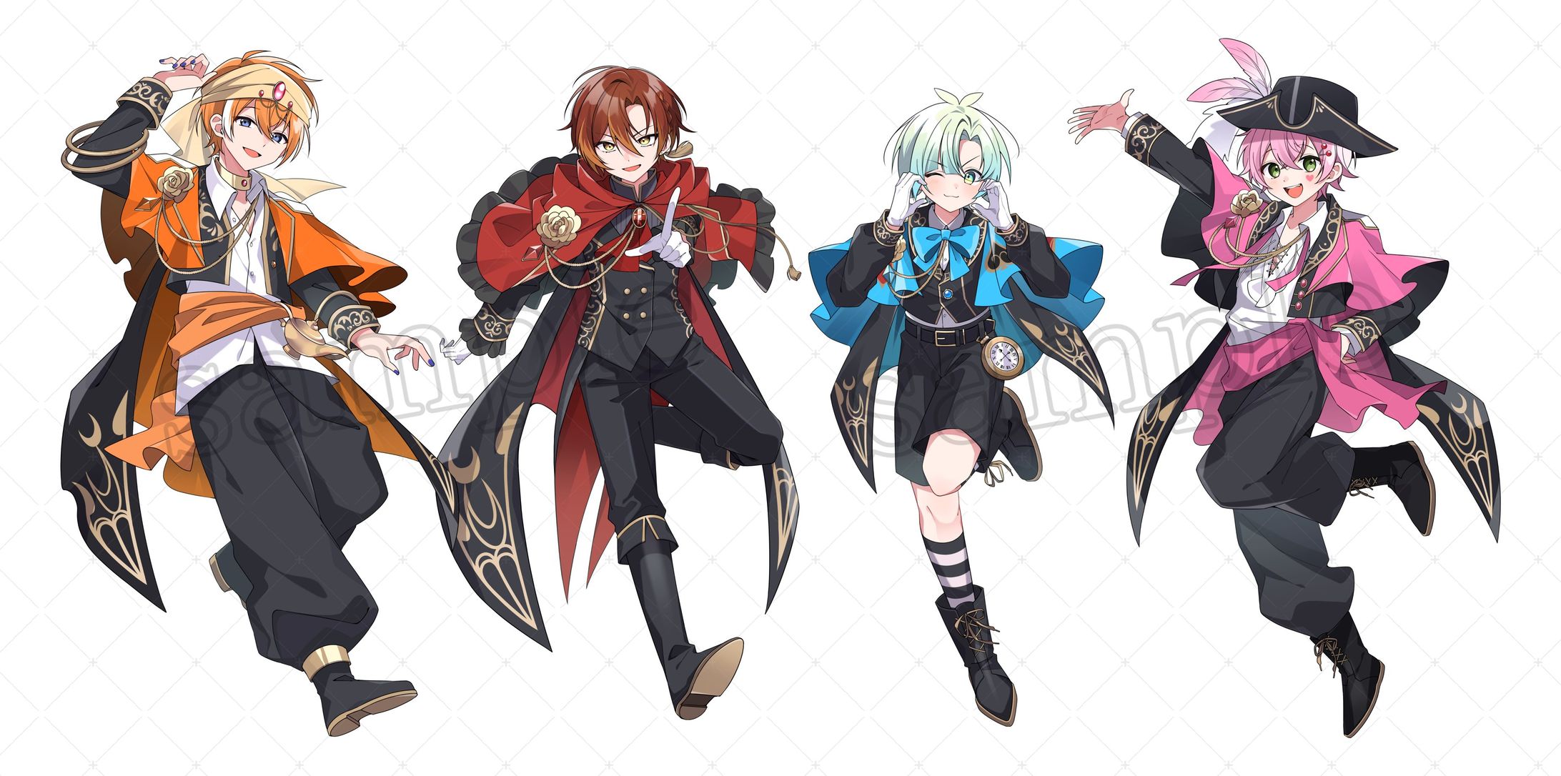 ふぇあぐら『2nd One Man Live』等身ビジュアルイラスト-1