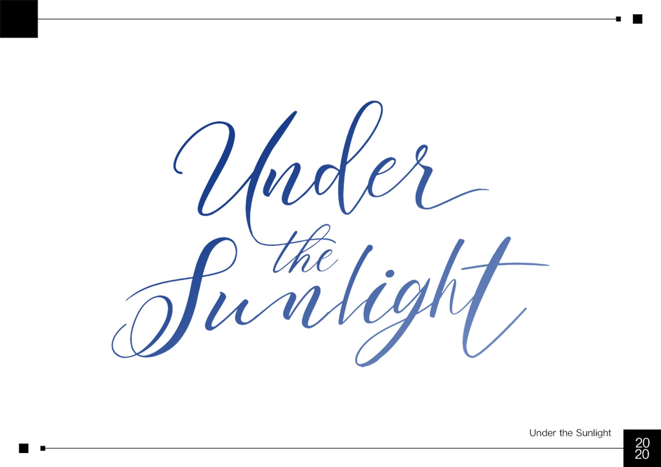Under the Sunlight-1