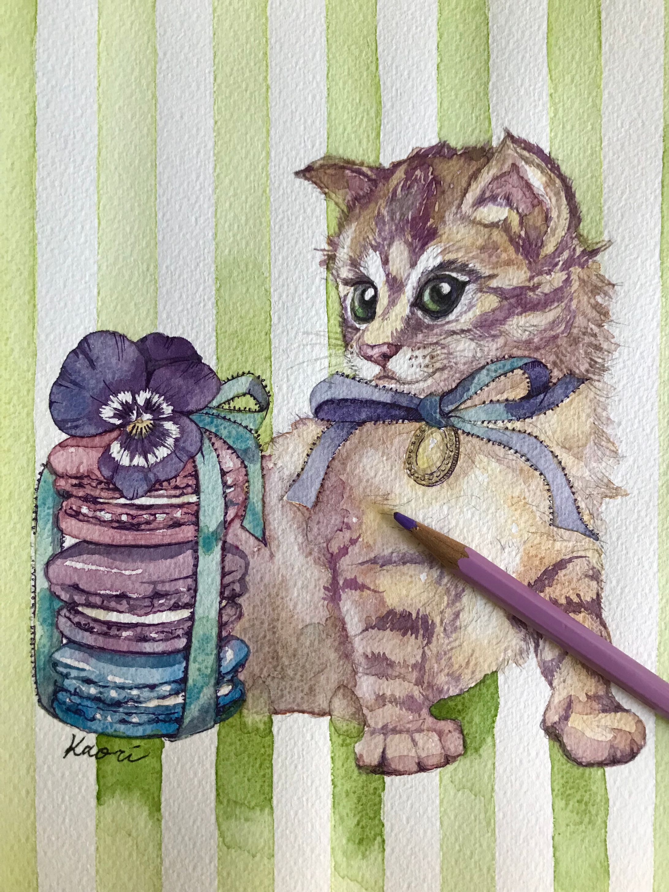 【動物 水彩イラスト】-1