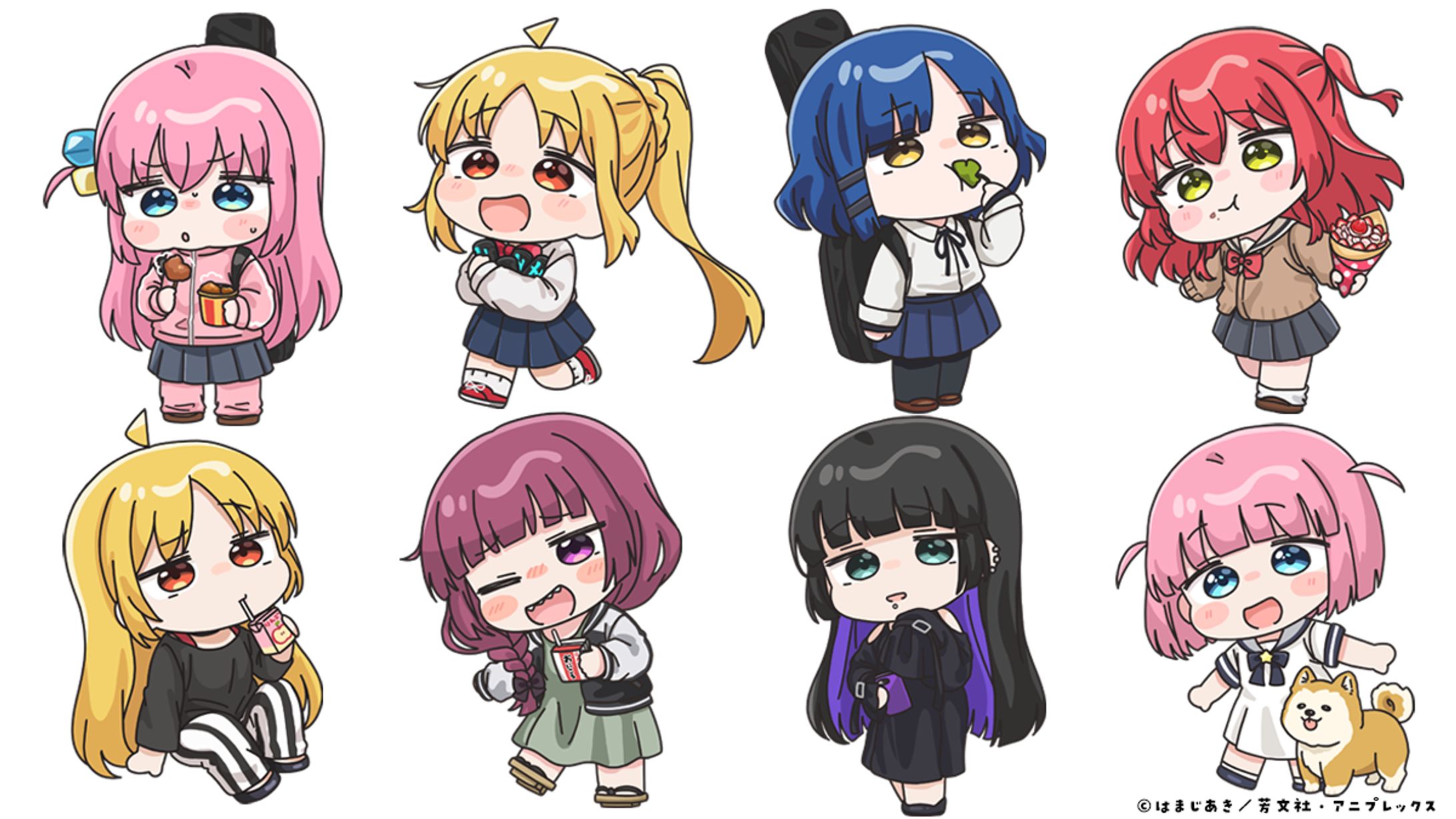 「ぼっち・ざ・ろっく！」アニメイトフェアグッズ　デフォルメイラスト-1