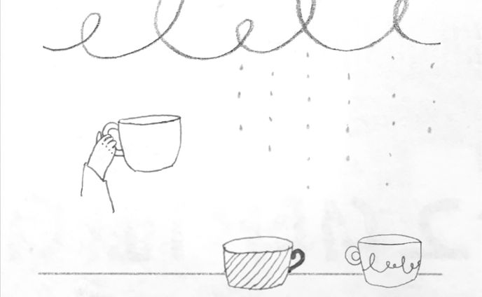 wedding、線画