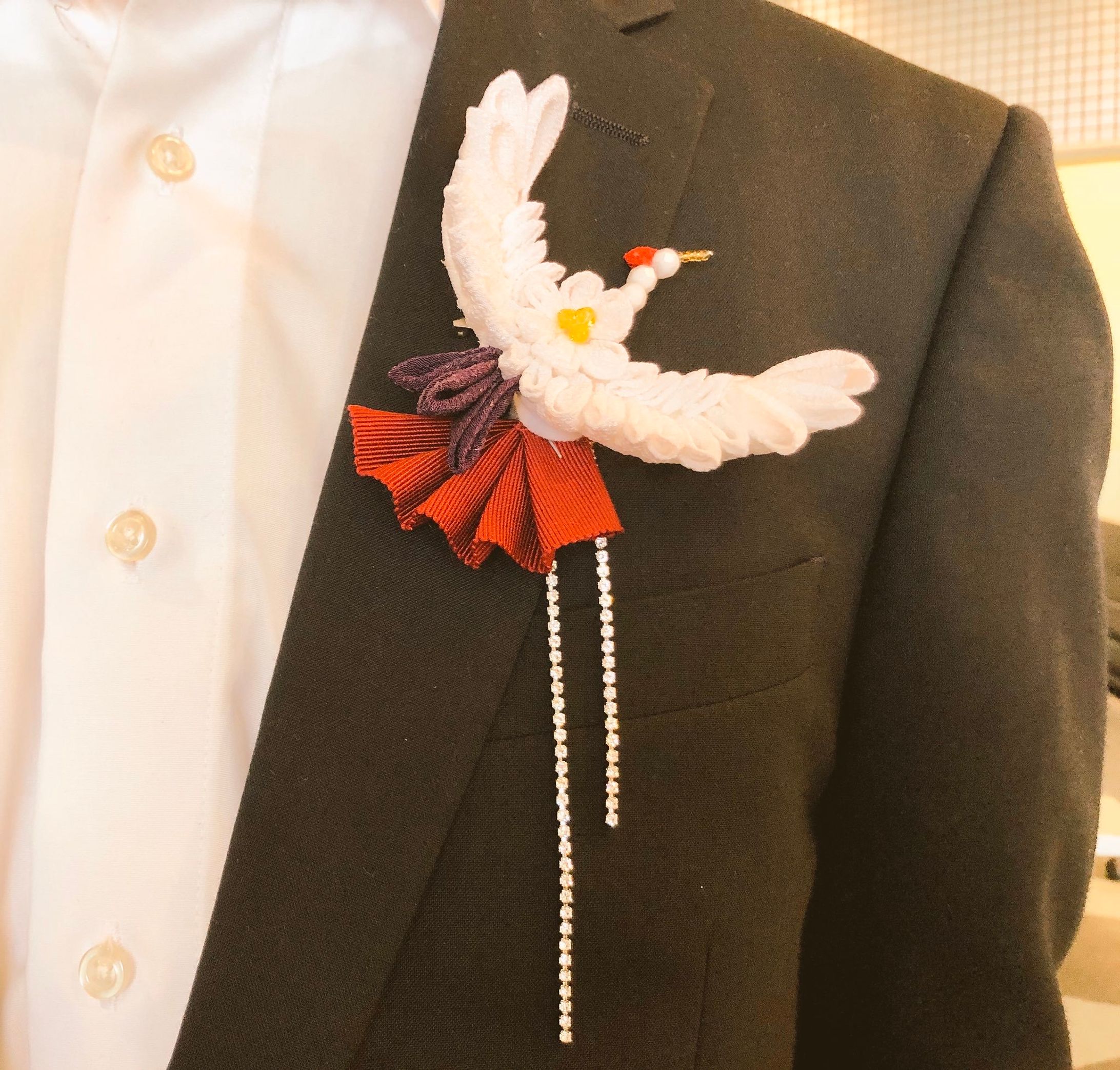 コサージュ ensemble crane-1