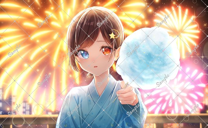 歌ってみた動画用イラスト