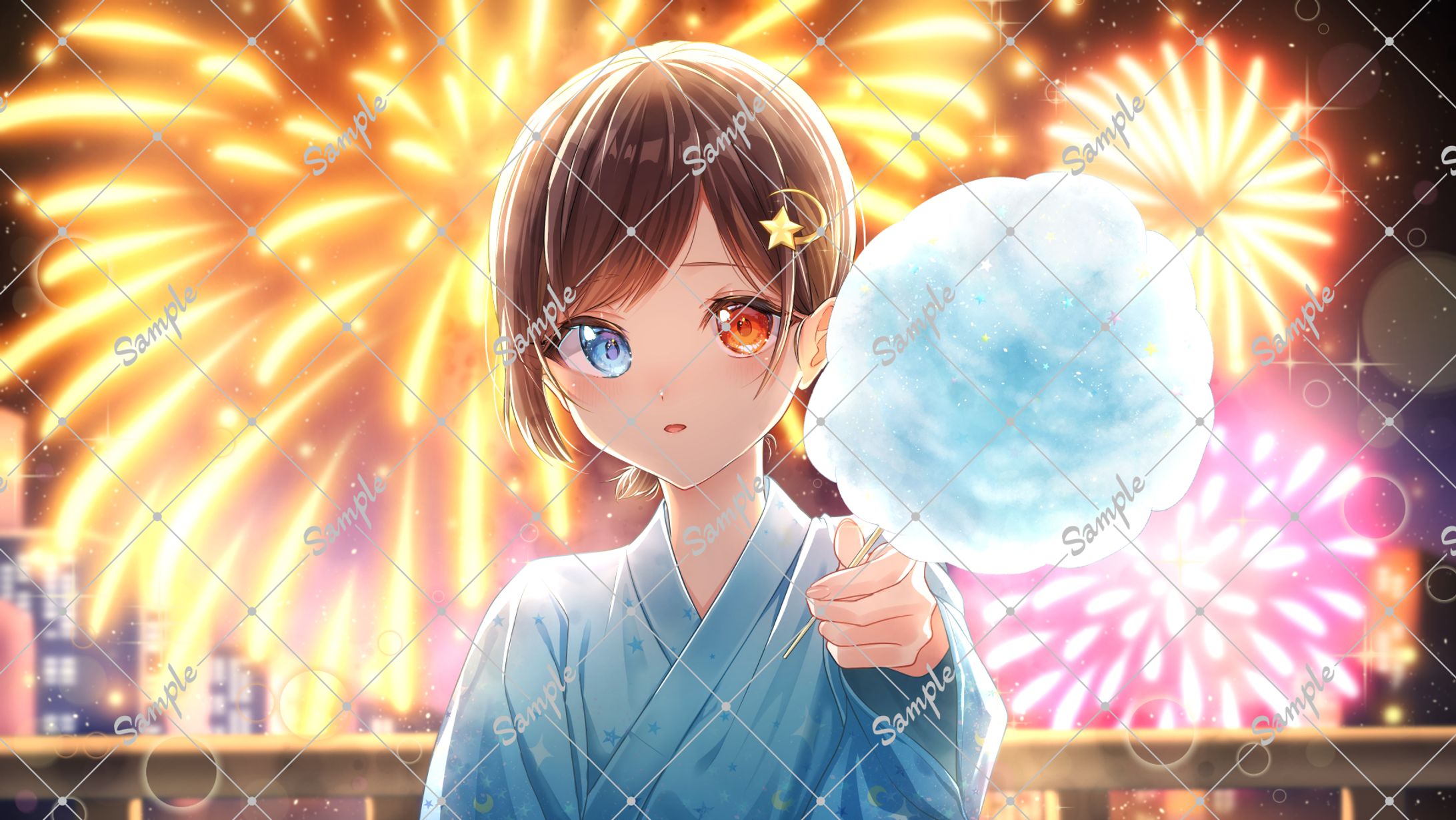 歌ってみた動画用イラスト-1