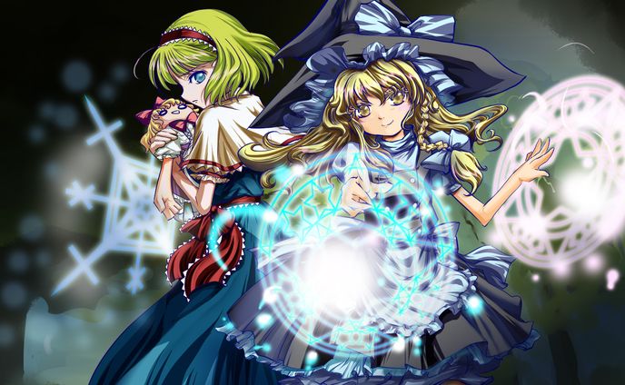 東方Projectより、魔理沙とアリス