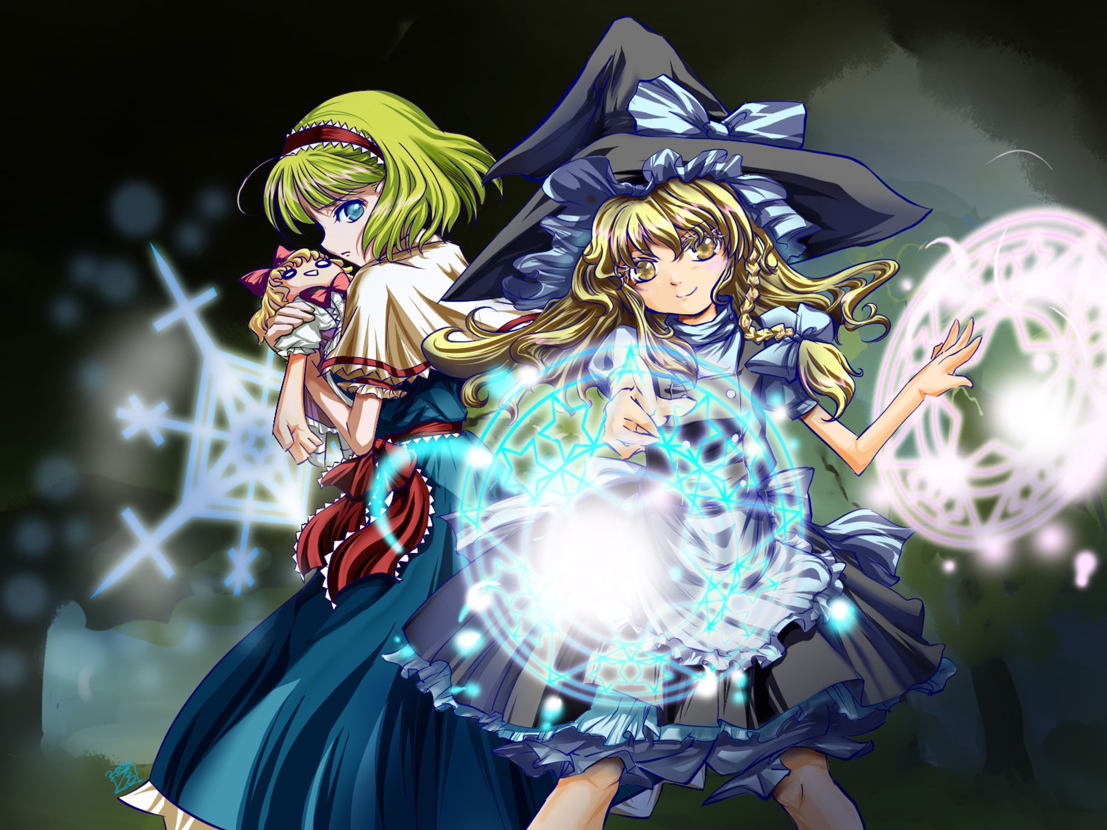 東方Projectより、魔理沙とアリス-1