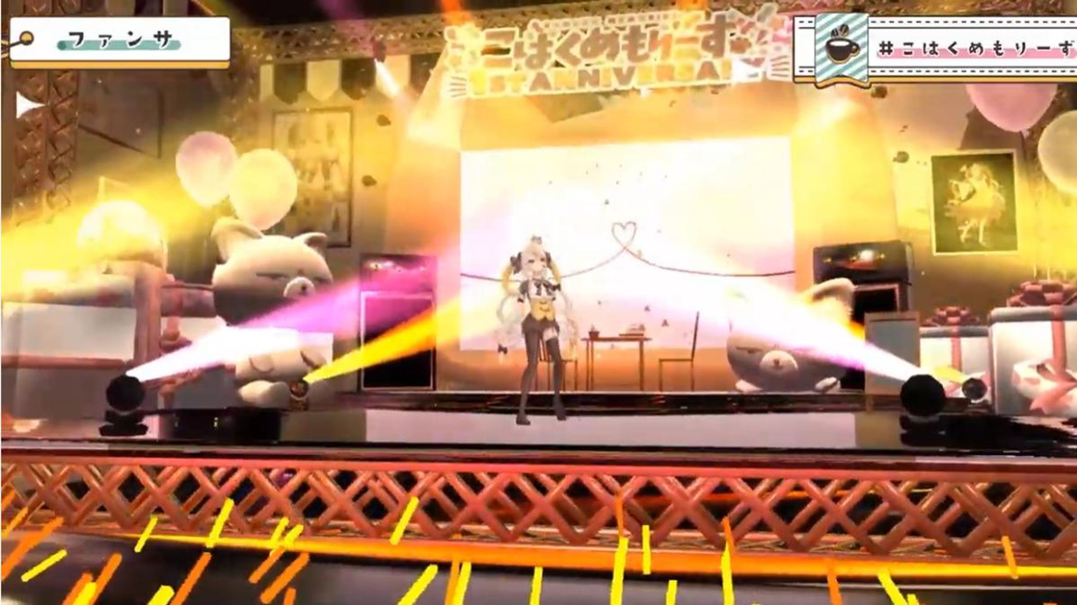 金糸雀こはく様 一周年記念3Dお披露目&ライブ-1