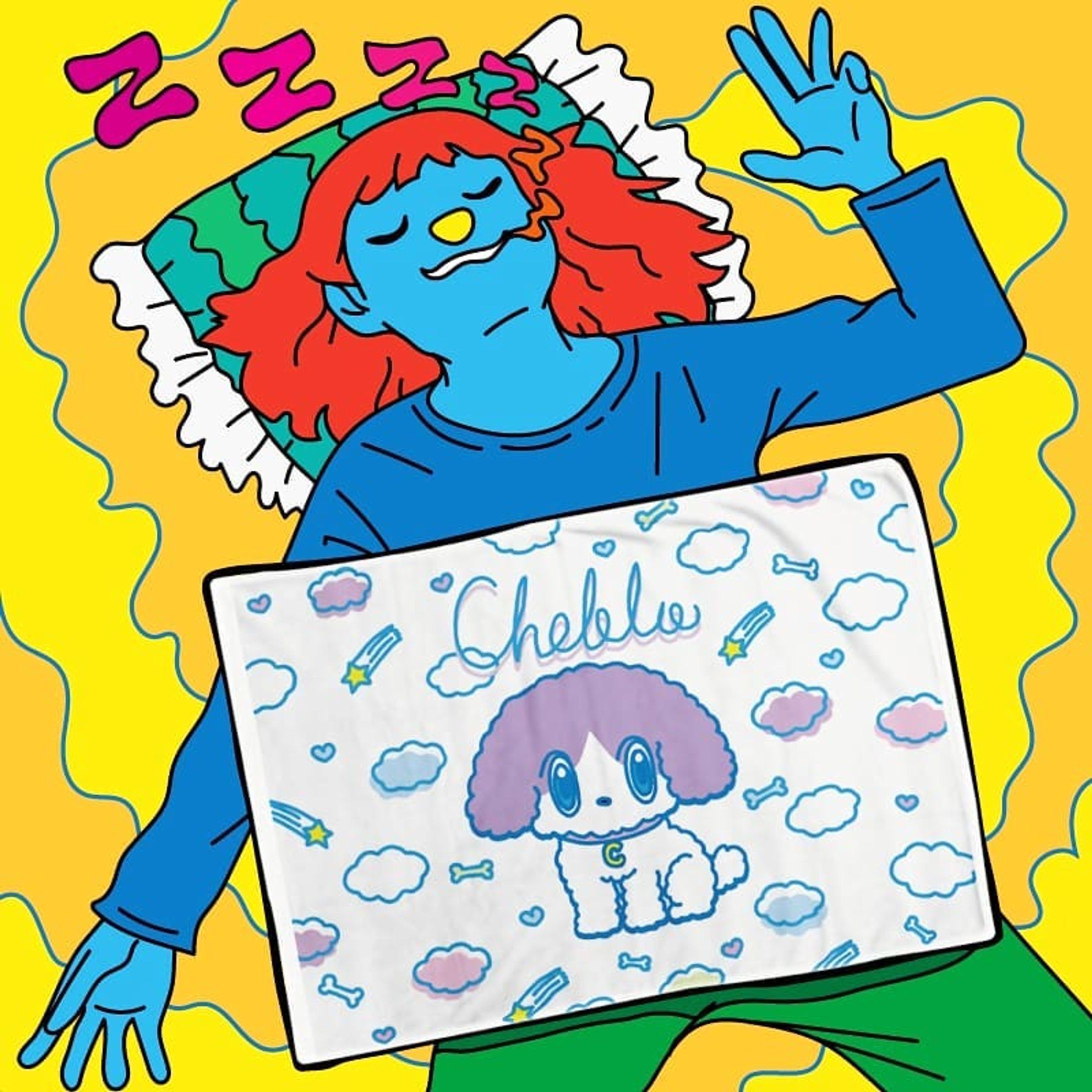 【MOKOWAN】ブランケット🐾🌟 #cheblo#ブランケット#ひざ掛け #もこもこ#あったかい#犬#こいぬ#dog#cute#laprobe
#fluffy#キャラクター#イラスト#オリジナル#pic#絵#character#sleep#original#ふわふわ#red#スズリ#puppy #グッズ#オンラインショップ#shop#blanket-1