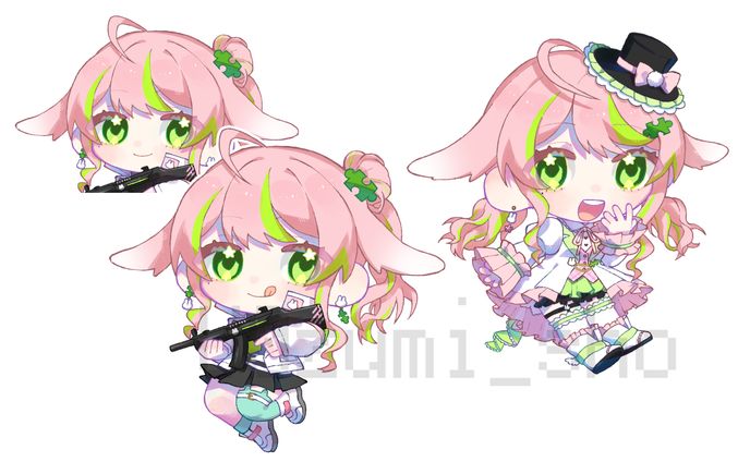 彗理様　デフォルメイラスト２点