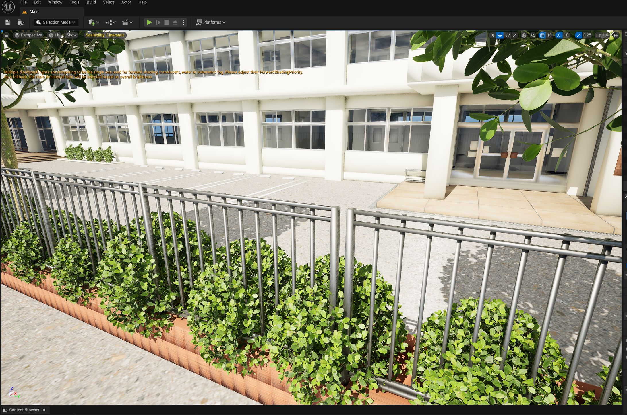 「高校」漫画背景用3Dモデル-1