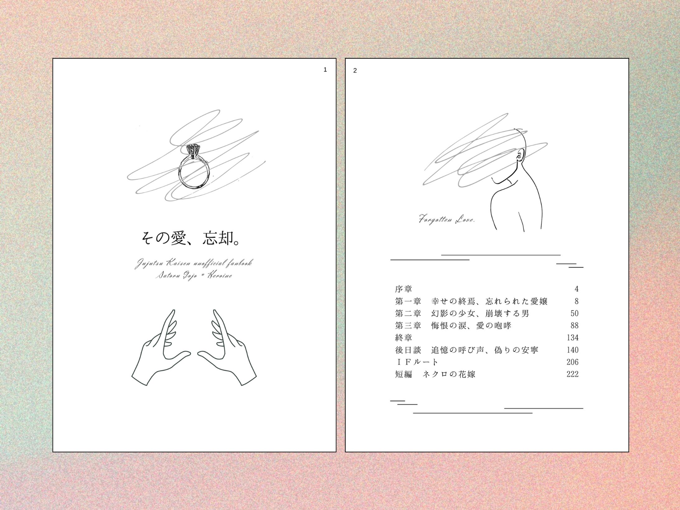 同人誌『その愛、忘却。』-1
