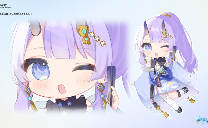 まんまる様 グッズ用SDイラスト