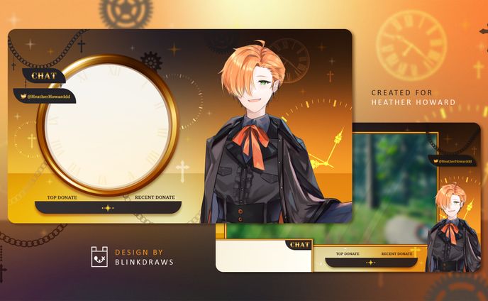 Stream Overlay for Heather Howard.