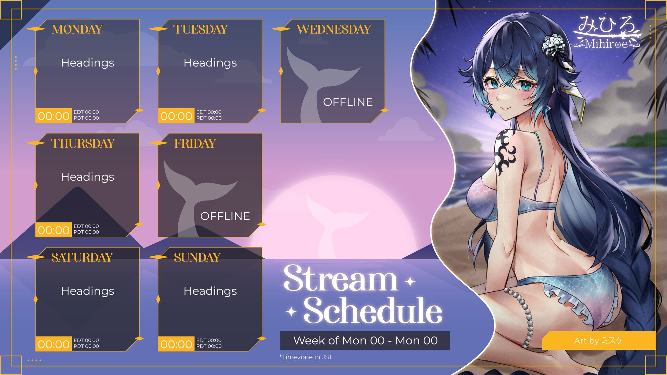 Mihiroe Stream Schedule-1