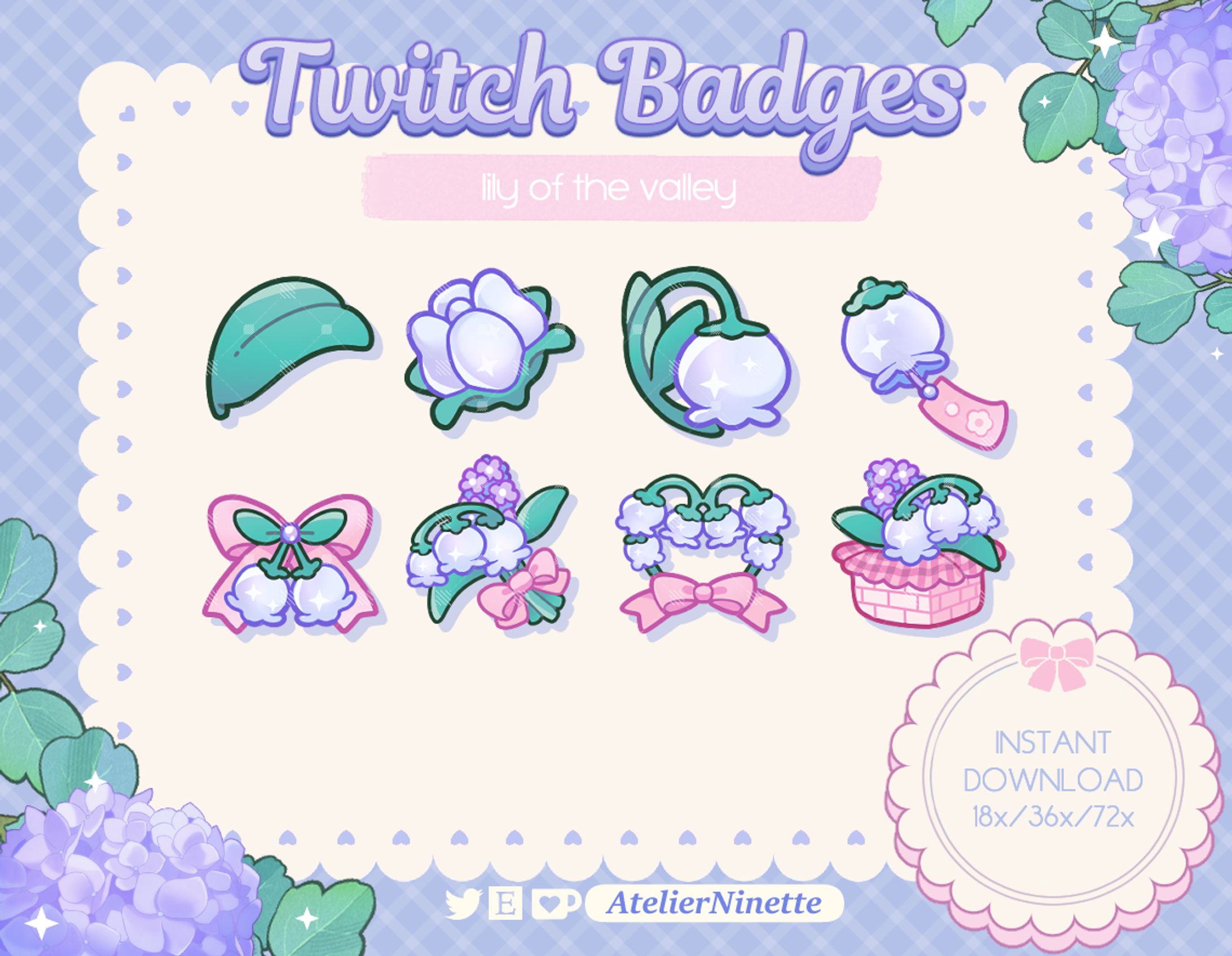 Lily of the Valley Sub Badges-1