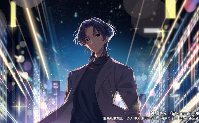 神埼さん（キャラデザ・一枚絵・立ち絵・SD）