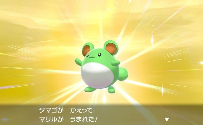 光ったやつ