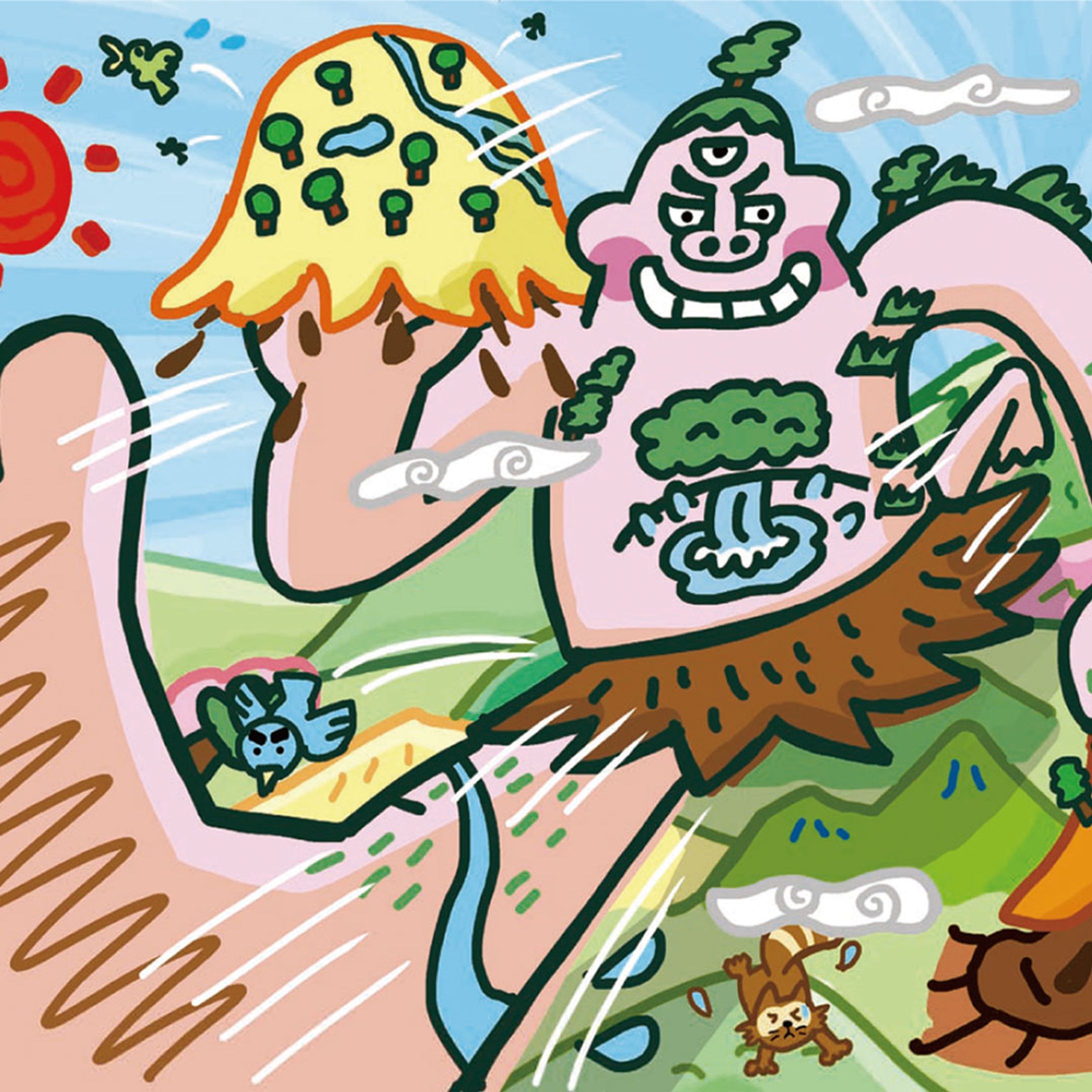 イラスト・マンガ・ルポ・絵本・児童書：イラストレーターつぼいひろき – 大人も子どもも「フ・フ・フ」笑。「フ」のクチが特徴のおもしろイラストで各種媒体を賑やかしています。-1