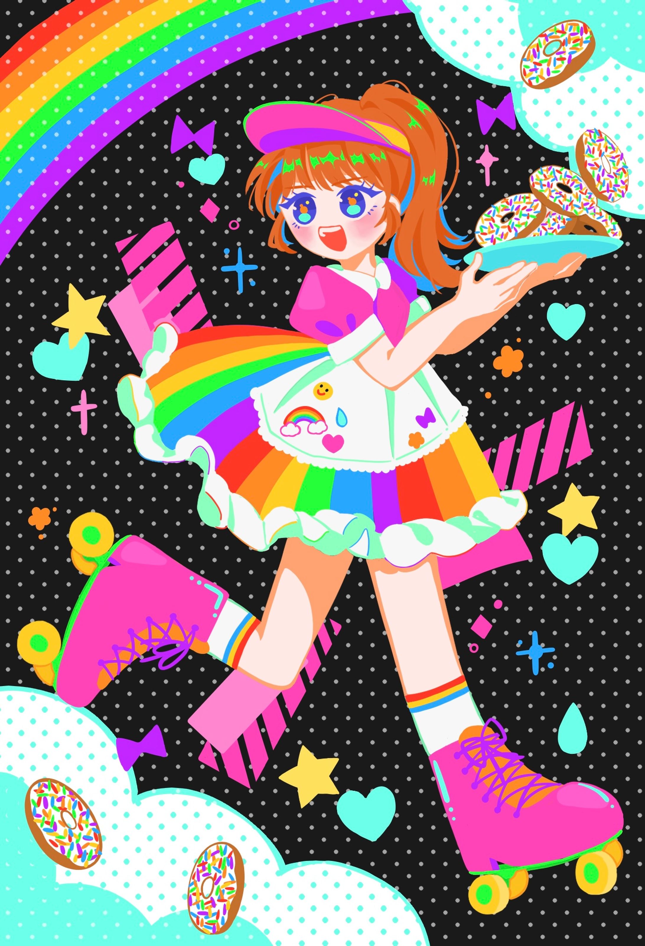 🌈🍩🛼絵文字キャラデザ💖-1